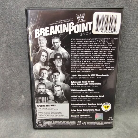 WWE: The 50 Greatest Finishing Moves in WWE History (DVD, 2012, 3-Disc Set B2-17 - Picture 2 of 3